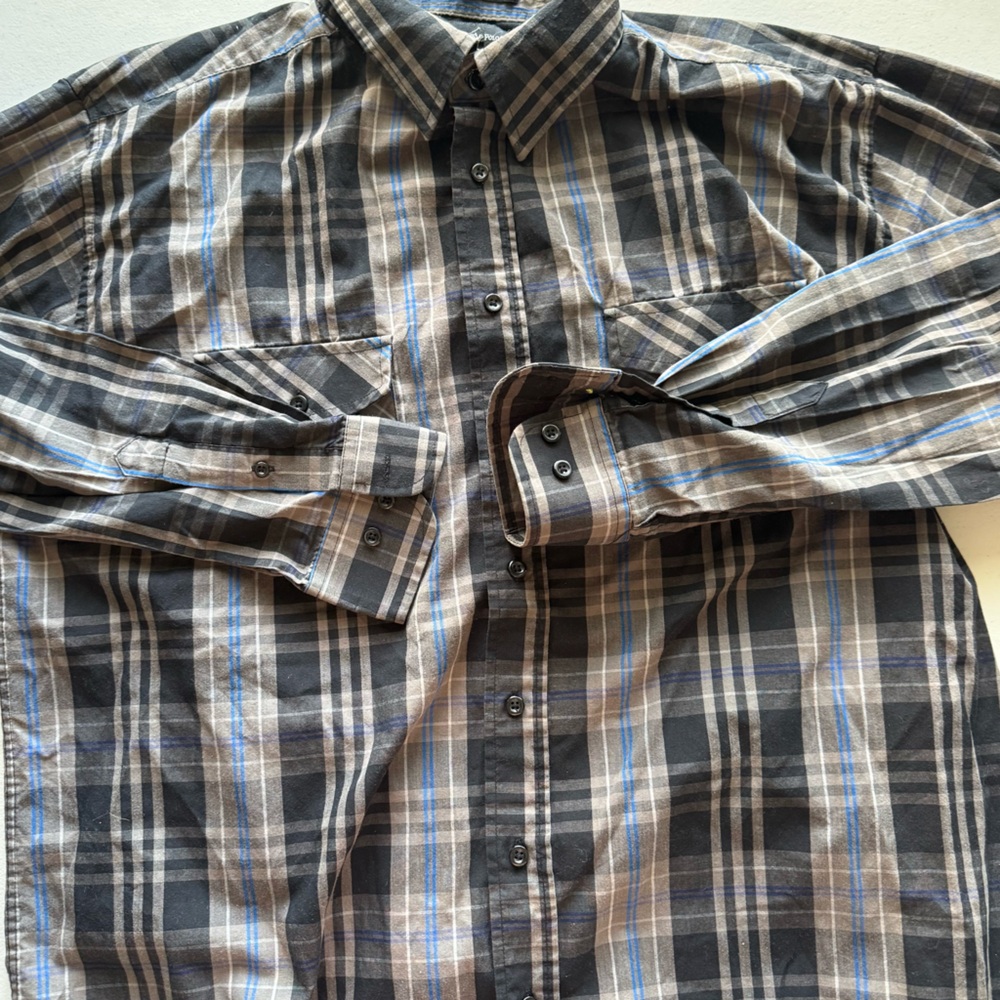 Beverly Hills Polo Club Men’s Plaid Shirt | 2X